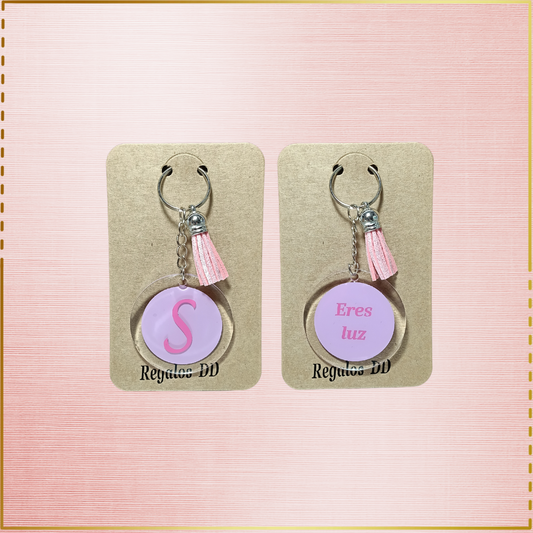 Llavero "Eres luz " | Personalizado