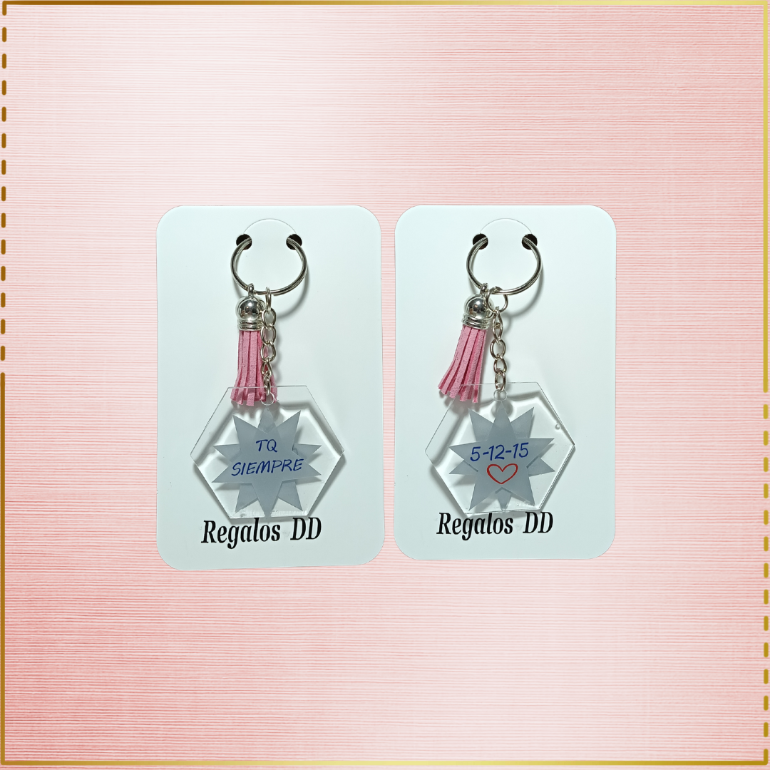 Llavero "Tq Siempre" – Personalizado