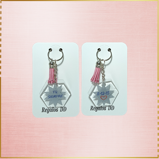 Llavero "Tq Siempre" – Personalizado