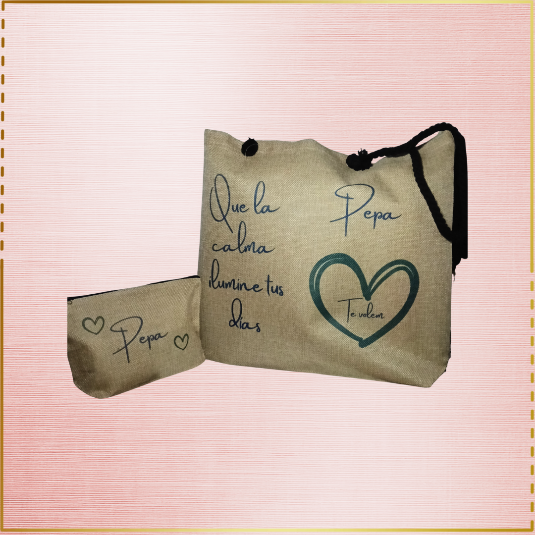 Bolso mas neceser personalizado